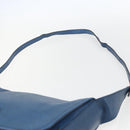 FENDI Chameleon Shoulder Bag Leather Blue gold Auth ti3558-8