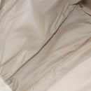 CHANEL New travel line Tote Bag Nylon Beige Gold CC Auth ti3559-11