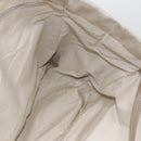 CHANEL New travel line Tote Bag Nylon Beige Gold CC Auth ti3559-18