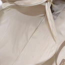 CHANEL New travel line Tote Bag Nylon Beige Gold CC Auth ti3559-20