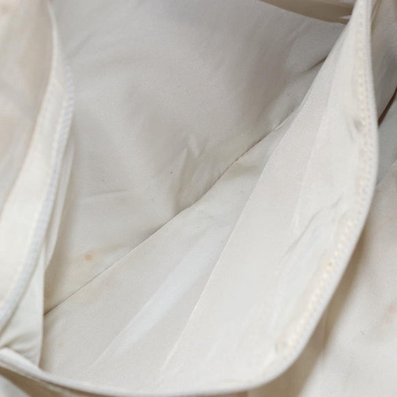 CHANEL New travel line Tote Bag Nylon Beige Gold CC Auth ti3559