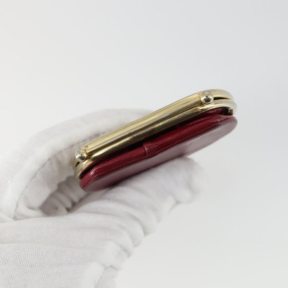 LOUIS VUITTON Christian Dior Accessories Trotter Canvas 4 Set Red Auth ti3560