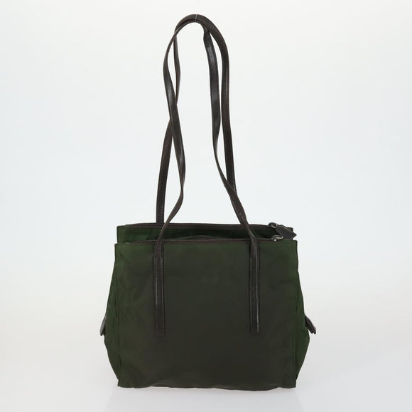 PRADA Hand Bag Nylon 5 Set Pink Cream khaki Auth ti3562