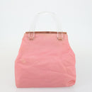 PRADA Hand Bag Nylon 5 Set Pink Cream khaki Auth ti3562-22
