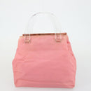 PRADA Hand Bag Nylon 5 Set Pink Cream khaki Auth ti3562-23