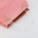 PRADA Hand Bag Nylon 5 Set Pink Cream khaki Auth ti3562-24