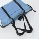 PRADA Hand Bag Nylon 5 Set Blue Brown khaki Auth ti3564-14