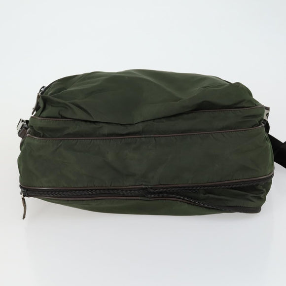 PRADA Hand Bag Nylon 5 Set Blue Brown khaki Auth ti3564