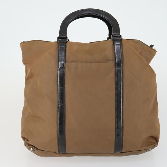 PRADA Hand Bag Nylon 5 Set Blue Brown khaki Auth ti3564