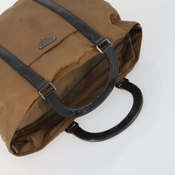 PRADA Hand Bag Nylon 5 Set Blue Brown khaki Auth ti3564