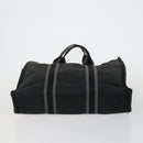 HERMES Fourre Tout Hand Bag Canvas 5 Set Black Red Navy Auth ti3565-10