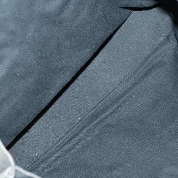 HERMES Fourre Tout Hand Bag Canvas 5 Set Black Red Navy Auth ti3565