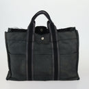 HERMES Fourre Tout Hand Bag Canvas 5 Set Black Navy Gray Red Brown Auth ti3567-12