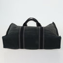 HERMES Fourre Tout Hand Bag Canvas 5 Set Black Navy Gray Red Brown Auth ti3567-16