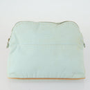 HERMES Bolide Pouch Canvas 5 Set Light Blue Orange Yellow Navy Red Auth ti3568-2