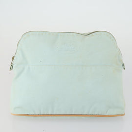 HERMES Bolide Pouch Canvas 5 Set Light Blue Orange Yellow Navy Red Auth ti3568 - 0