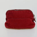 HERMES Bolide Pouch Canvas 5 Set Light Blue Orange Yellow Navy Red Auth ti3568-23