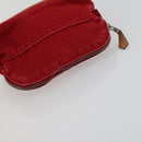 HERMES Bolide Pouch Canvas 5 Set Light Blue Orange Yellow Navy Red Auth ti3568-24