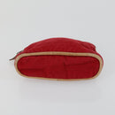 HERMES Bolide Pouch Canvas 5 Set Light Blue Orange Yellow Navy Red Auth ti3568-25