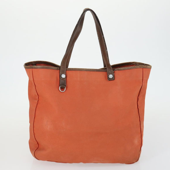 PRADA Hand Bag Nylon Canvas 5 Set Beige Red yellow Auth ti3570