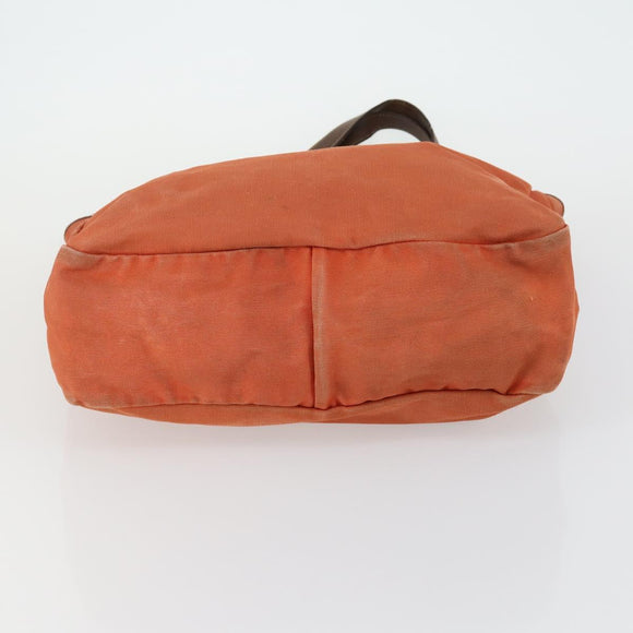 PRADA Hand Bag Nylon Canvas 5 Set Beige Red yellow Auth ti3570