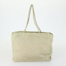 PRADA Hand Bag Nylon Canvas 5 Set Beige Red yellow Auth ti3570-18