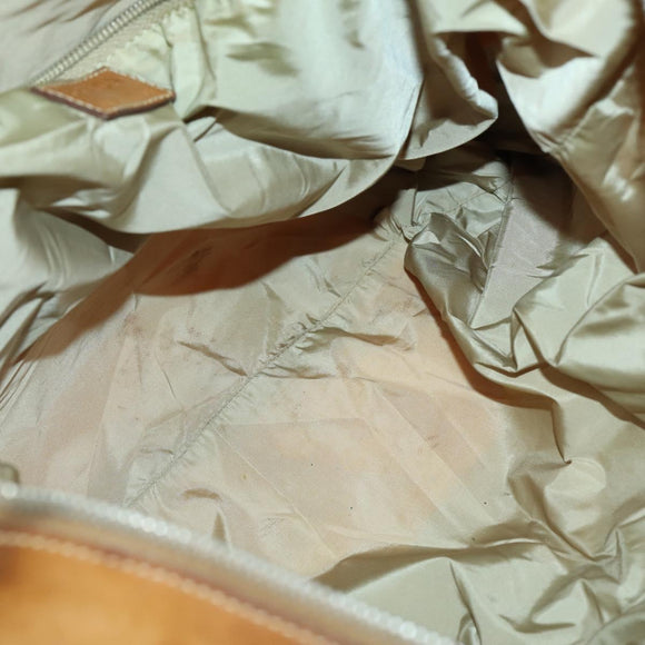 PRADA Hand Bag Nylon Canvas 5 Set Beige Red yellow Auth ti3570