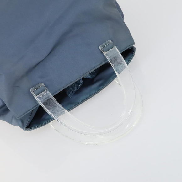 PRADA Hand Bag Nylon Canvas 5 Set Beige Red yellow Auth ti3570