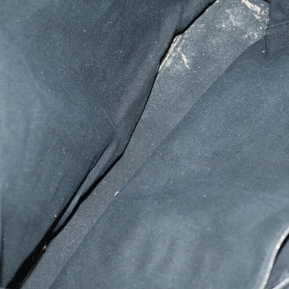 HERMES Fourre Tout Hand Bag Canvas 5 Set Gray Black Auth ti3571