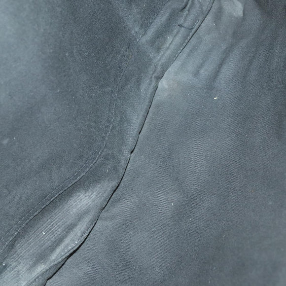 HERMES Fourre Tout Hand Bag Canvas 5 Set Gray Black Auth ti3571