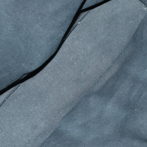 HERMES Fourre Tout Hand Bag Canvas 5 Set Gray Black Auth ti3571