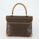 CELINE C Macadam Macadam Canvas Bag PVC Canvas 3 Set Brown Navy Auth ti3574-10