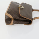 CELINE C Macadam Macadam Canvas Bag PVC Canvas 3 Set Brown Navy Auth ti3574-11