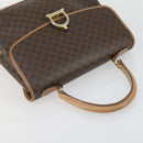 CELINE C Macadam Macadam Canvas Bag PVC Canvas 3 Set Brown Navy Auth ti3574-12