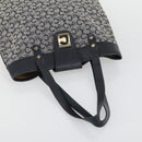 CELINE C Macadam Macadam Canvas Bag PVC Canvas 3 Set Brown Navy Auth ti3574-19