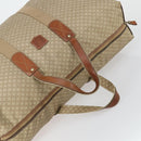 CELINE C Macadam Macadam Canvas Bag PVC Canvas 3 Set Brown Navy Auth ti3574-5