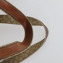 CELINE C Macadam Macadam Canvas Bag PVC Canvas 3 Set Brown Navy Auth ti3574-6