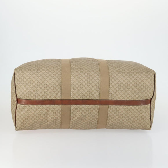 CELINE C Macadam Macadam Canvas Bag PVC Canvas 3 Set Brown Navy Auth ti3574