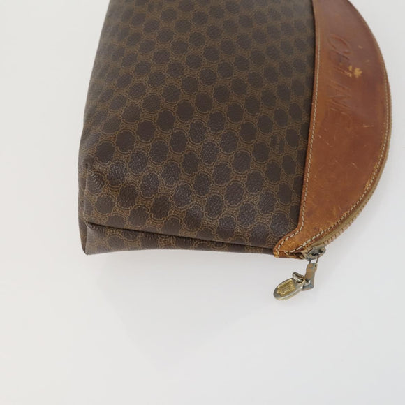 CELINE Gucci GG Supreme Macadam Canvas Bag PVC 4 Set Brown Beige Auth ti3575