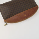 CELINE Gucci GG Supreme Macadam Canvas Bag PVC 4 Set Brown Beige Auth ti3575-11
