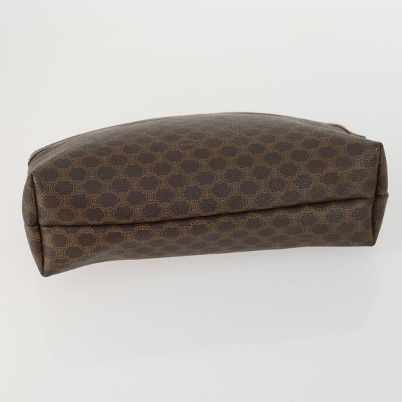 CELINE Gucci GG Supreme Macadam Canvas Bag PVC 4 Set Brown Beige Auth ti3575