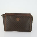 CELINE Gucci GG Supreme Macadam Canvas Bag PVC 4 Set Brown Beige Auth ti3575-14
