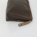CELINE Gucci GG Supreme Macadam Canvas Bag PVC 4 Set Brown Beige Auth ti3575-16