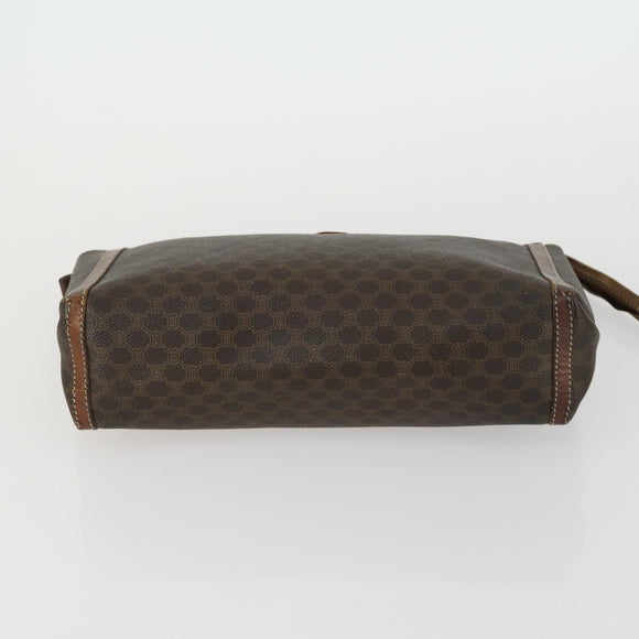 CELINE Gucci GG Supreme Macadam Canvas Bag PVC 4 Set Brown Beige Auth ti3575