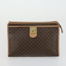 CELINE Gucci GG Supreme Macadam Canvas Bag PVC 4 Set Brown Beige Auth ti3575-20