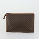 CELINE Gucci GG Supreme Macadam Canvas Bag PVC 4 Set Brown Beige Auth ti3575-21