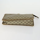 CELINE Gucci GG Supreme Macadam Canvas Bag PVC 4 Set Brown Beige Auth ti3575-6