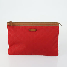 LOUIS VUITTON Gucci Hermes Epi Taiga Bag Canvas 5 Set Black Red LV Auth ti3577 - 0