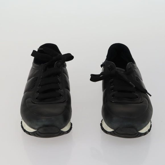 Christian Dior LOUIS VUITTON FENDI PRADA Shoes Leather 4 Set Black Auth ti3579