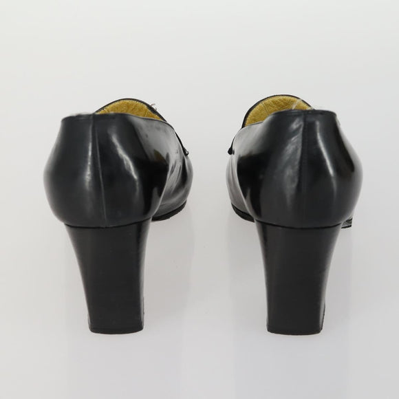 Christian Dior LOUIS VUITTON FENDI PRADA Shoes Leather 4 Set Black Auth ti3579